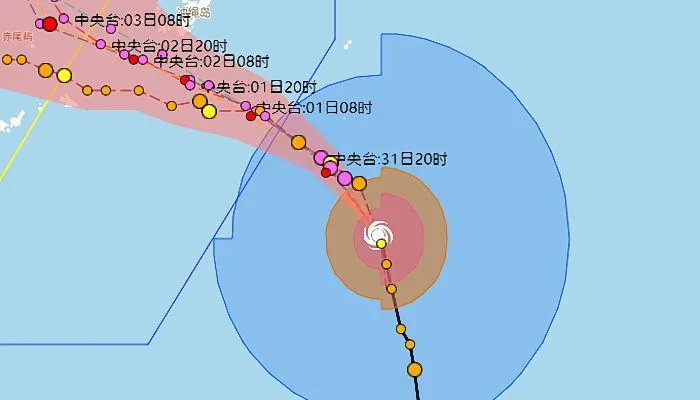 2023浙江台风实时路径最新消息 6号台风最新位置走向影响(持续更新)