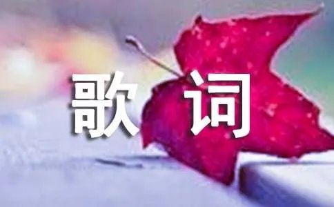 冰雨歌词