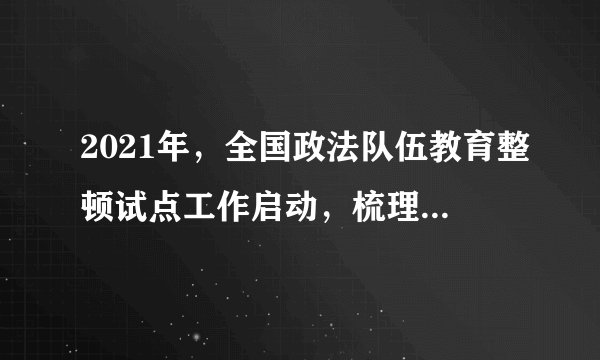 2021年，全国政法队伍教育整顿试点工作启动，梳理中央纪委国家监委网站通报的审查调查和党纪政务处分信息发现，党的十九大以来，政法系统中共有5名中管干部、124名厅局级干部被公布接受审查调查，4名中管干部、80名厅局级干部被公布受到党纪政务处分。这说明（　　）①尊重和保障人权才能调动人民群众投身现代化的积极性②遵守法律是顺利推进社会主义现代化的根本保证③人民民主专政是对极少数敌对分子实行专政④任何公民的违法犯罪行为都将受到法律制裁A.①②B.①③C.②④D.③④