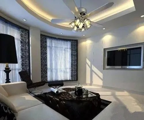 别墅室内装修效果图 农村二层小别墅装修高大上