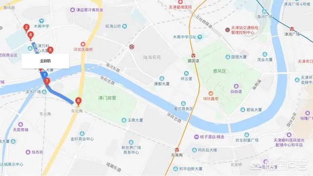 天津彩虹桥的具体位置在哪里？