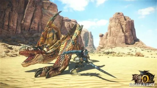 怪物猎人OL新版本轰龙直播 万人观看