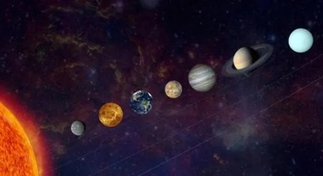 太阳系九大行星排列顺序图？
