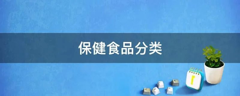 保健食品分类