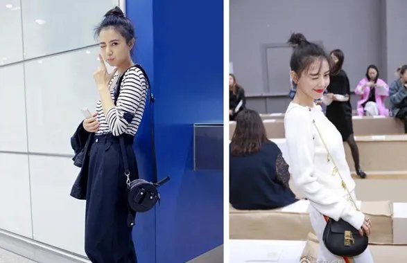 高圆圆高顶丸子头现身公众视野 大家公认为甜美女王