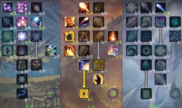 怀旧服火法天赋及输出手法