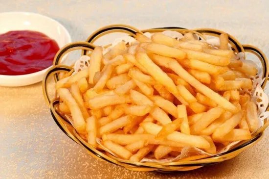 炸薯条不用冷冻的做法