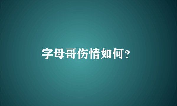 字母哥伤情如何？