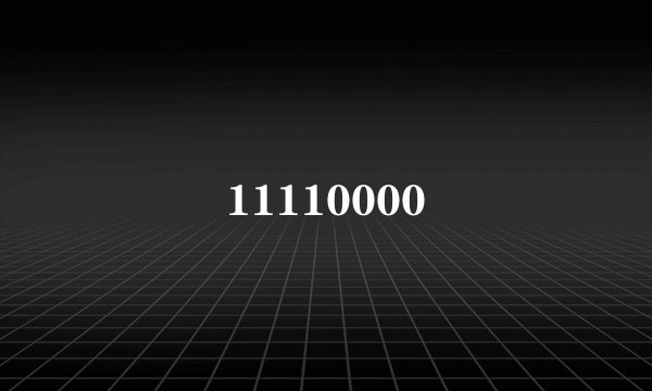 11110000