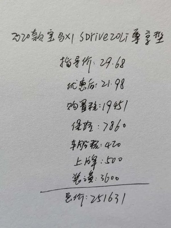 入手宝马X1，全款优惠7.7万，我这个价格是不是贵了