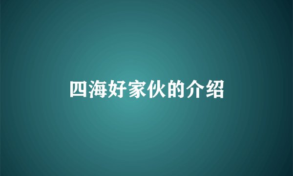 四海好家伙的介绍