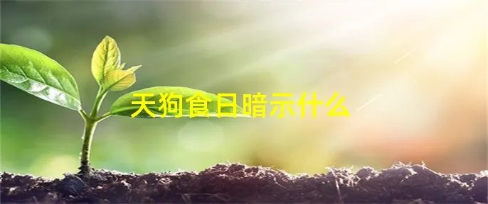 天狗食日暗示什么