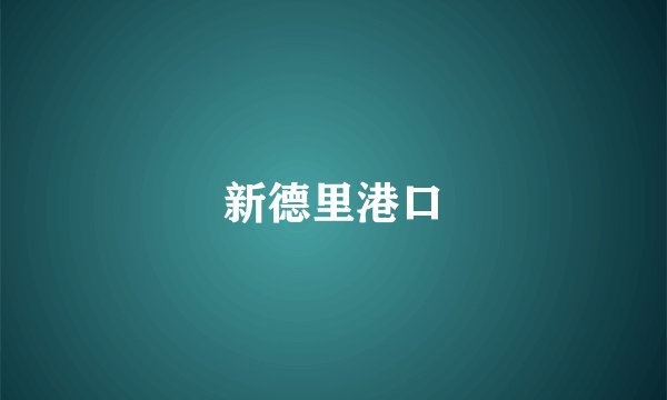 新德里港口