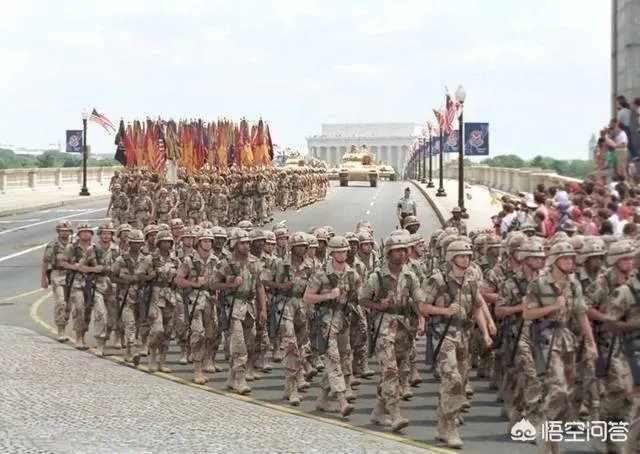 美国军队中有没有阅兵式？