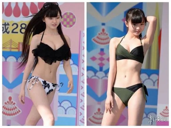 日本小学生女团复出泳衣秀 身材发育的也太好了吧!