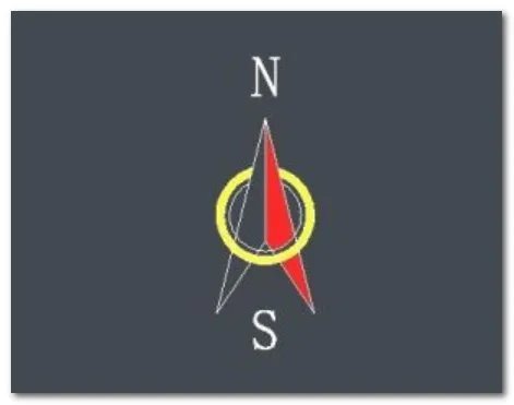 指北针画法？求教程