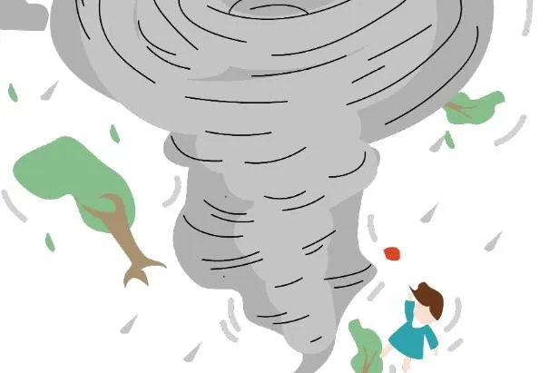 山东莘县现龙卷风多辆汽车被掀翻 大家出行谨防各大强对流天气