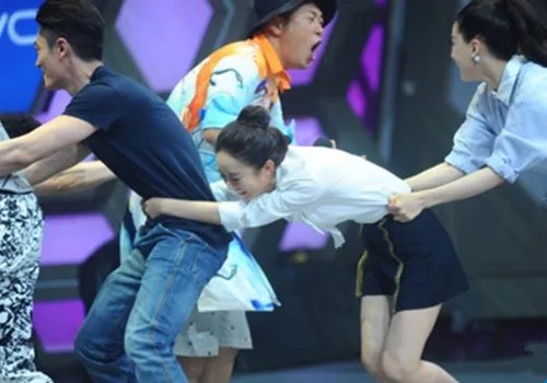 快乐大本营赵丽颖霍建华互动 陈晓赵丽颖分手内幕曝光