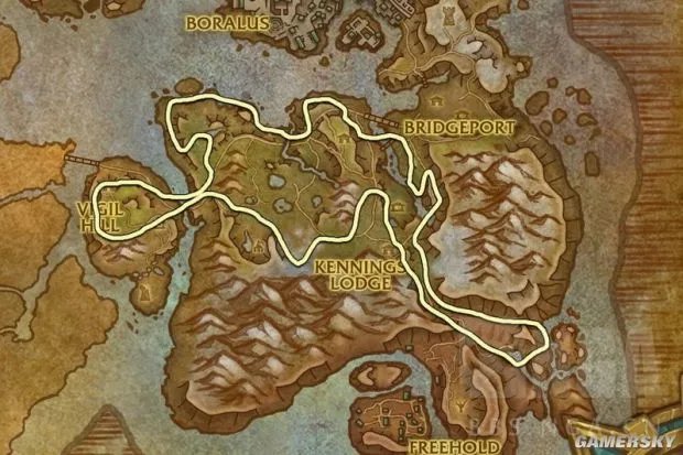 《魔兽世界》8.0采矿路线图 魔兽世界8.0采矿地图