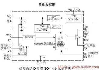 谁有UTC3843D芯片的24V开关电源电路图？