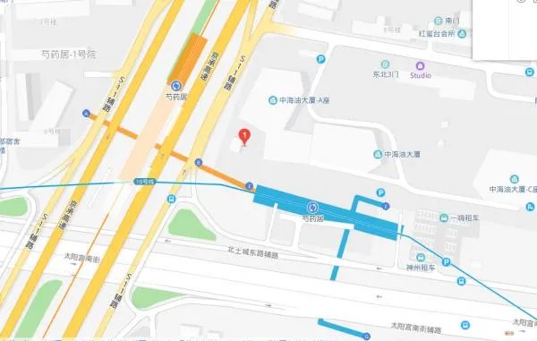 芍药居地铁站出口