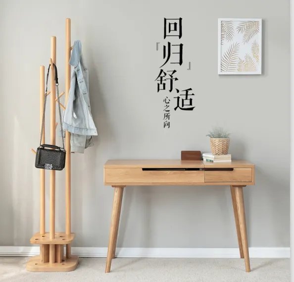 实木落地挂衣架图片 这几款挂衣架简约又实用