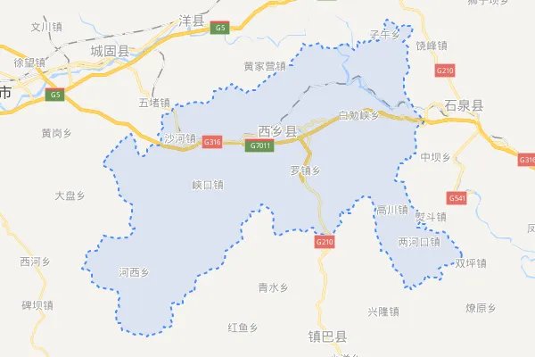 陕西省汉中市西乡县有多少个乡镇？