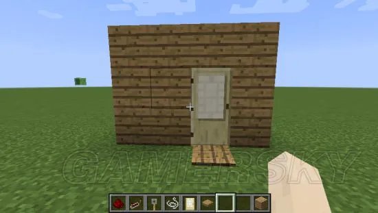 《我的世界》自动感应门制作图文教程 我的世界自动感应门怎么做