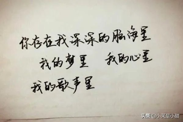 你存在我深深的脑海里歌词？