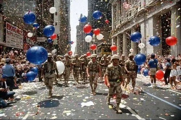 美国军队中有没有阅兵式？