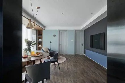 以浅色调为主,原木为依托的北欧风格设计