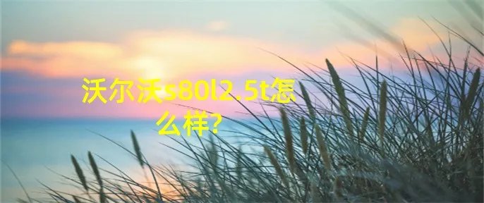 沃尔沃s80l2.5t怎么样?
