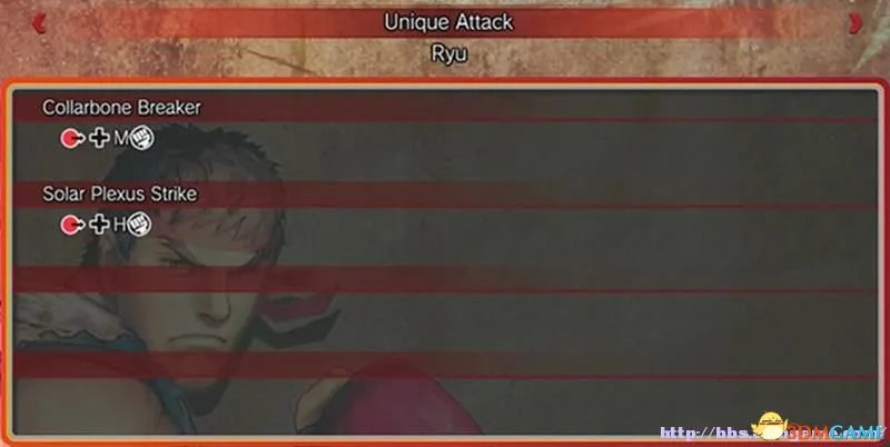 终极街霸4 全角色出招表一览 教你终极街霸4怎么出招