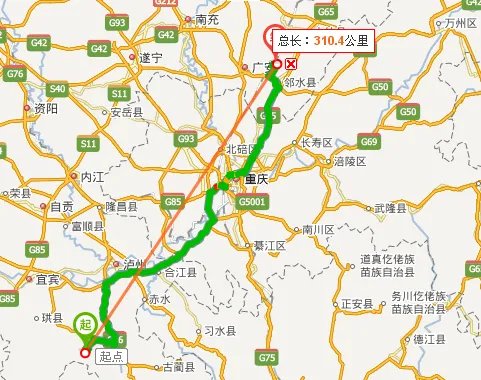 文兴石海离广安多少公里