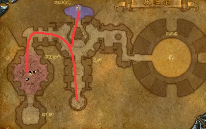魔兽世界奥杜尔副本路线图