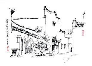 简单风景速写图片大全