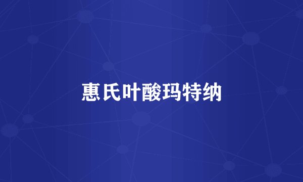 惠氏叶酸玛特纳