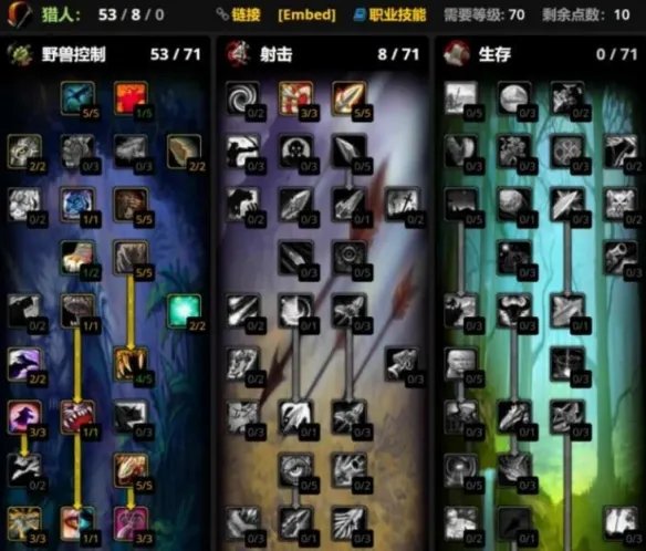 《魔兽世界》wlk兽王猎人天赋加点推荐