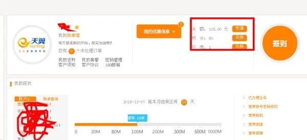 中国电信网上营业厅话费查询?