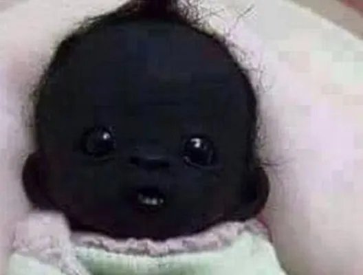 世界上最黑的孩子图片：真实黑孩子创人类新高度