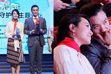 朱丹带女儿逛公园画面温馨 与老公同框超恩爱