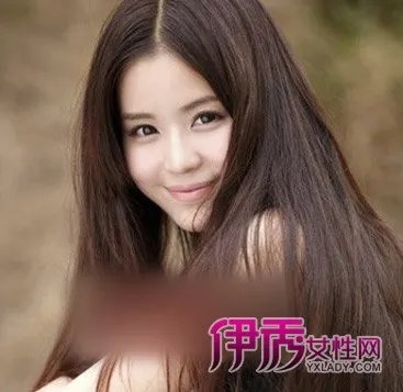 2018长直发刘海发型图片