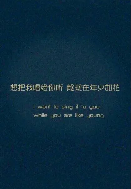 《想把我唱给你听》这首歌的歌词是什么？