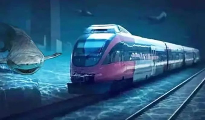 国内首条海底高铁：坐高跌穿越大海看海底美景（图）