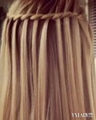 瀑布辫编发教程图解