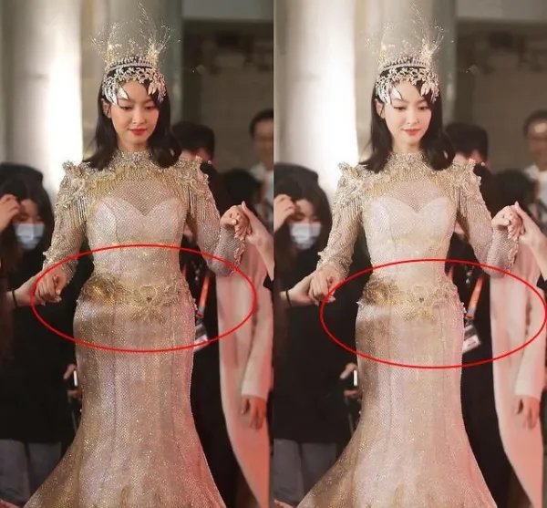 宋茜穿礼服显胖，晒泳装照回应，身材真实吗？