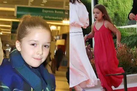 小七为小贝洗头 长发披肩穿红色裙子超可爱