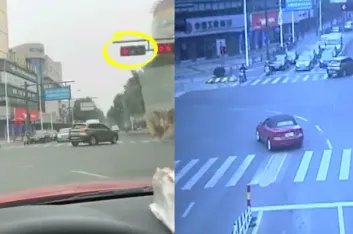 男子驾无牌宝马连闯4个红灯被如何处罚？