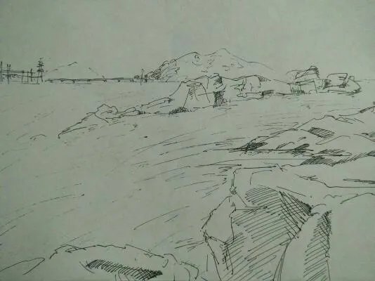 简单风景速写图片大全