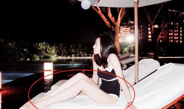 宋茜穿礼服显胖，晒泳装照回应，身材真实吗？